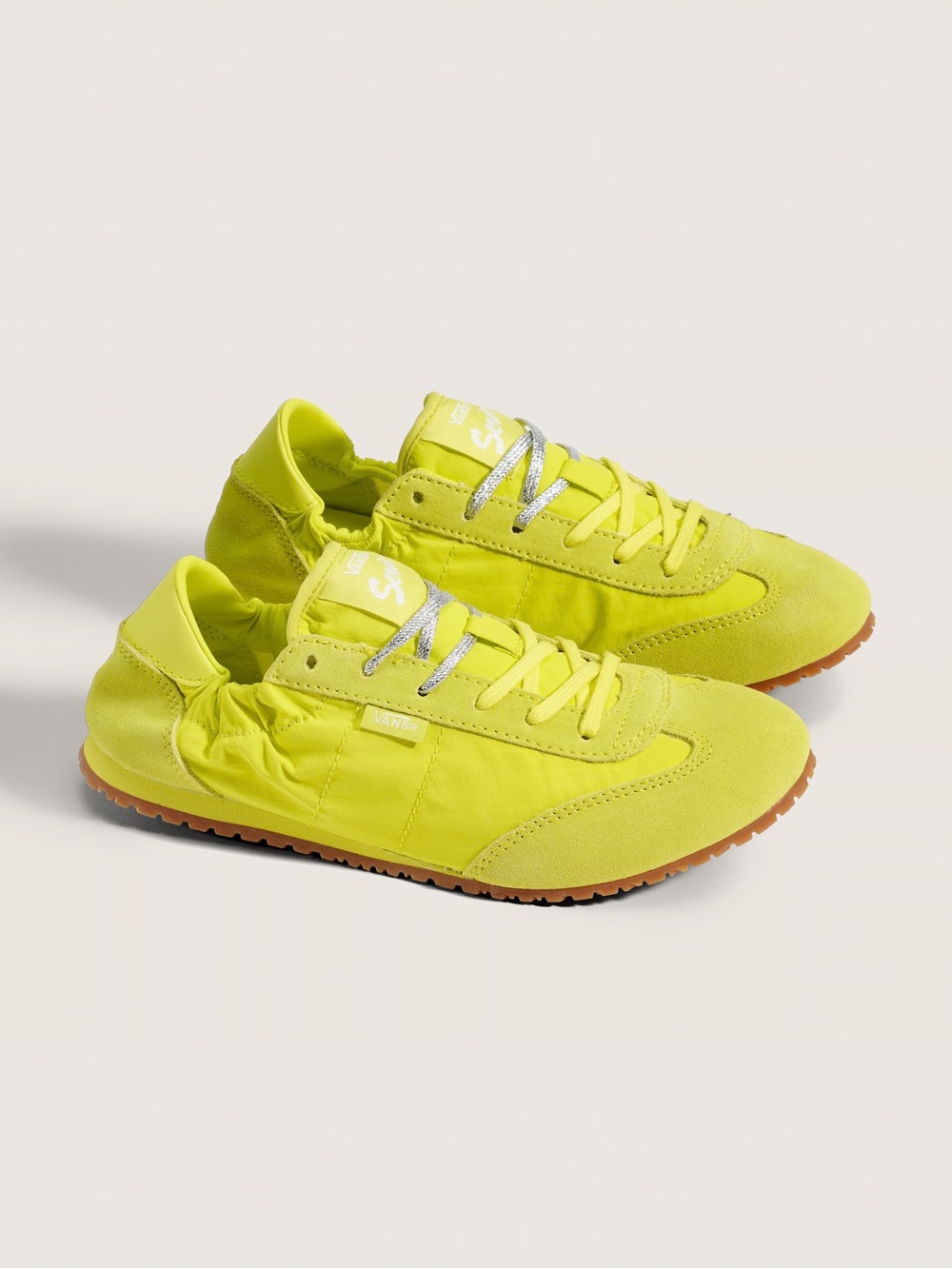 Vans Super Lowpro Ballet Neon Yellow Runner Sneakers. Worn once.